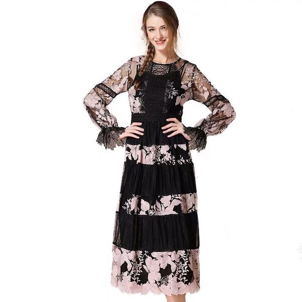 new luxo embroidery women maxi long lantern 2021 ladies of the drawer in profile perspective high belt dressed s4r8, Black;gray
new luxo embroidery women maxi long lantern 2021 ladies of the drawer in profile perspective high belt dressed s4r8, Black;gray