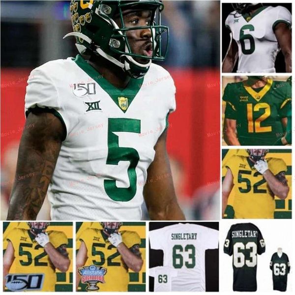 stitched custom 5 denzel mims 6 jamycal hasty 7 john lovett 11 gerry bohanon 12 charlie brewer ii baylor bears men women youth jersey, Black
stitched custom 5 denzel mims 6 jamycal hasty 7 john lovett 11 gerry bohanon 12 charlie brewer ii baylor bears men women youth jersey, Black