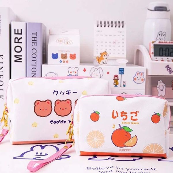 1 pc women cute fruit cosmetic bag pu leather cartoon makeup bag travel makeup organizer toiletry case kosmetyczka
1 pc women cute fruit cosmetic bag pu leather cartoon makeup bag travel makeup organizer toiletry case kosmetyczka
