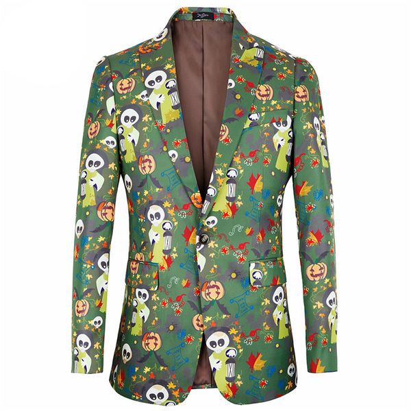 2020 halloween blazers casual male fine suit jacket blazer men's clothing vetement man's clothes, White;black
2020 halloween blazers casual male fine suit jacket blazer men's clothing vetement man's clothes, White;black