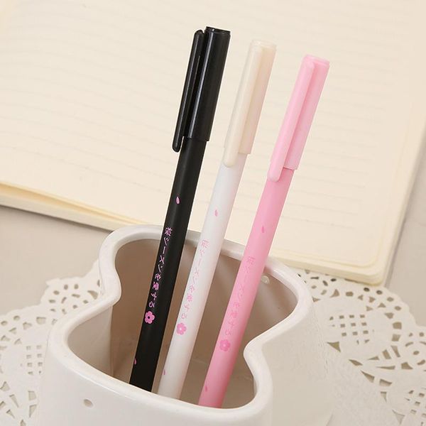 3pcs/set cherry blossom gel pen 0.5mm creative learning stationery pink petal student black office signature pen school supplies
3pcs/set cherry blossom gel pen 0.5mm creative learning stationery pink petal student black office signature pen school supplies