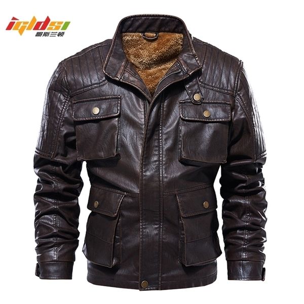 men's winter fleece thicken leather jacket men vintage motorcycle leather jacket coat fashion pigskin leather jacket l-5xl 201215, Black
men's winter fleece thicken leather jacket men vintage motorcycle leather jacket coat fashion pigskin leather jacket l-5xl 201215, Black