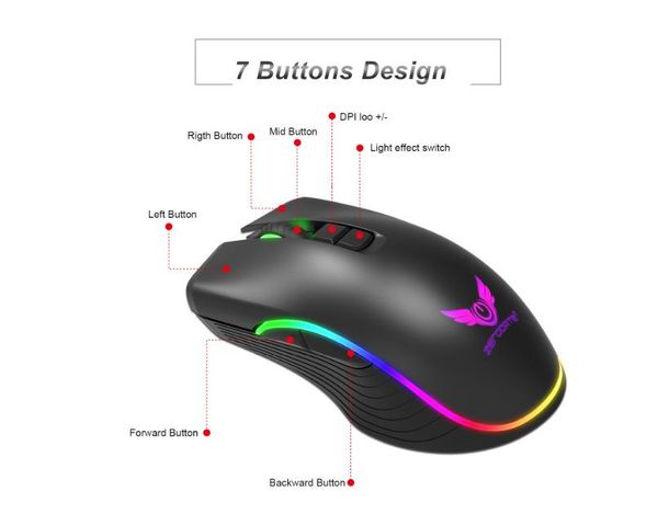 in the foreign trade t26 manufacturers straight pin 2.4g wireless gaming mouse seven key charge type-c port shining the mouse ov
in the foreign trade t26 manufacturers straight pin 2.4g wireless gaming mouse seven key charge type-c port shining the mouse ov