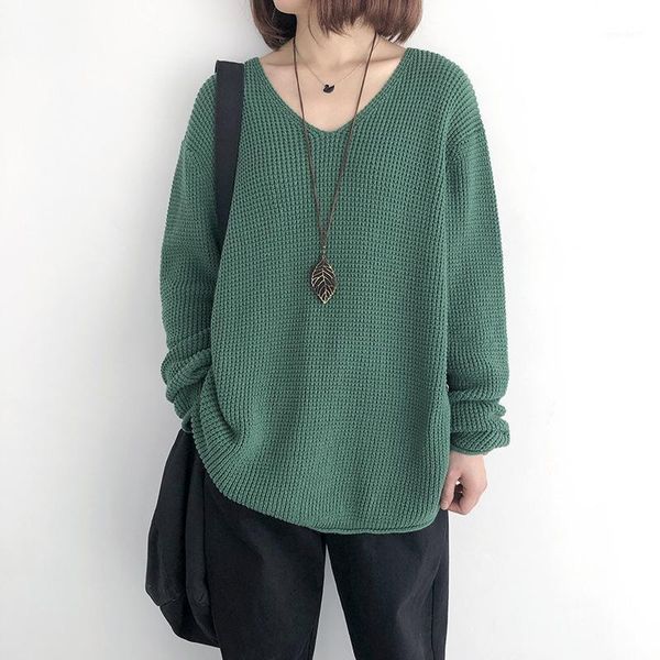 women's sweaters johnature women pullover v-neck long sleeve 2021 autumn casual female clothes loose solid color sweaters1, White;black
women's sweaters johnature women pullover v-neck long sleeve 2021 autumn casual female clothes loose solid color sweaters1, White;black