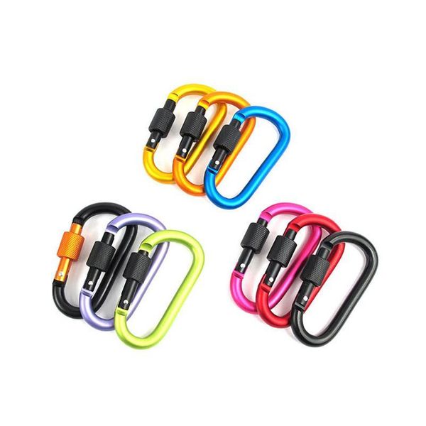 50pcs climbing carabiner keychain safety outdoor pendant aluminum alloy thread lock buckle hook mountaineering camping a jllhiu
50pcs climbing carabiner keychain safety outdoor pendant aluminum alloy thread lock buckle hook mountaineering camping a jllhiu