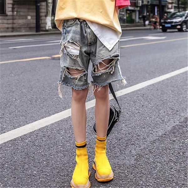 shorts women high waist 2020 summer new korean style loose design sense shorts straight denim ripped trend m801, White;black
shorts women high waist 2020 summer new korean style loose design sense shorts straight denim ripped trend m801, White;black