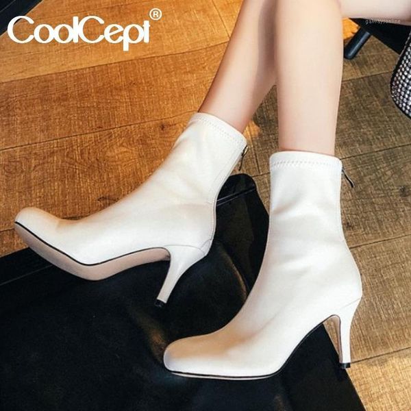 boots coolcept women ankle thin high heel winter shoes woman square toe office lady short boot party footwear size 34-431, Black
boots coolcept women ankle thin high heel winter shoes woman square toe office lady short boot party footwear size 34-431, Black