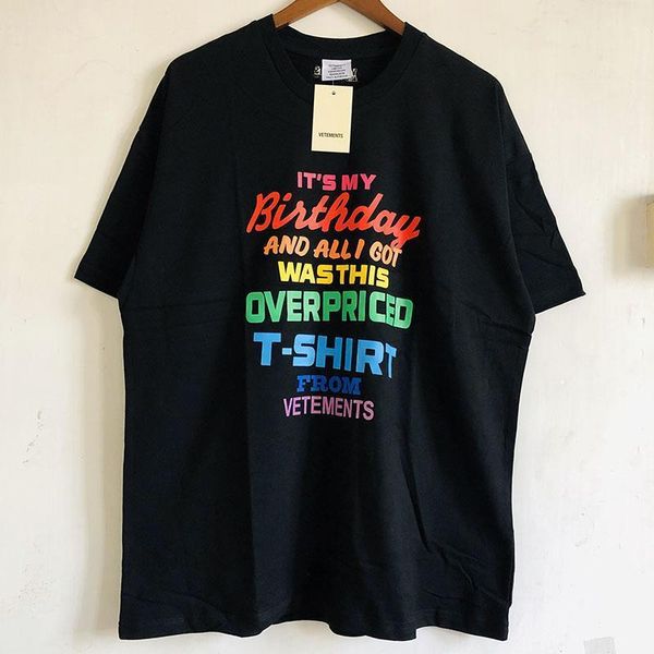2020 новые vetements t рубашки это мой день рождения буквы печать женщин мужчины негабаритные топ тис цветные конфеты футболка, White;black
2020 новые vetements t рубашки это мой день рождения буквы печать женщин мужчины негабаритные топ тис цветные конфеты футболка, White;black