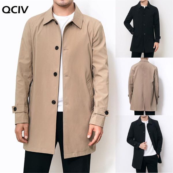 men trench coat mens jacket spring autumn winter coat men's solid color pocket edging color gold button casual long trench, Tan;black
men trench coat mens jacket spring autumn winter coat men's solid color pocket edging color gold button casual long trench, Tan;black