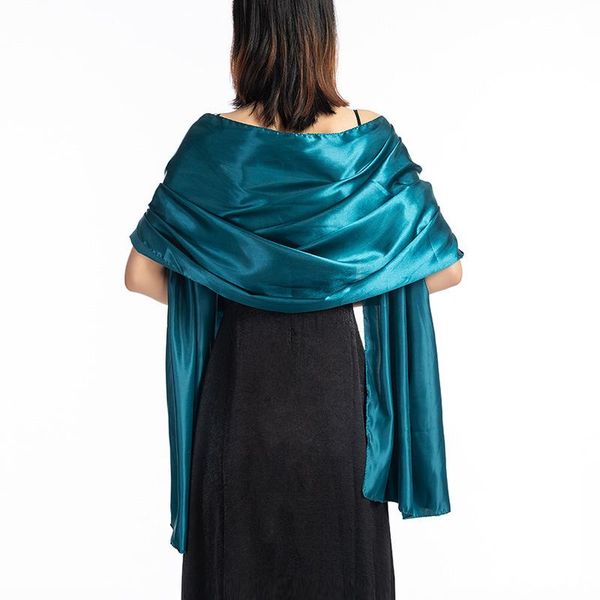 scarves solid color satin evening dresses party shawl scarf for women wedding dress foulard femme bridal boleros shrugs wraps, Blue;gray
scarves solid color satin evening dresses party shawl scarf for women wedding dress foulard femme bridal boleros shrugs wraps, Blue;gray