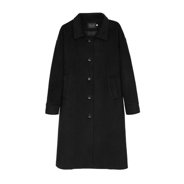 women's wool & blends fahion autumn woolen coat womens korean style long winter jacket thickening warm cappotto donna clothing, Black
women's wool & blends fahion autumn woolen coat womens korean style long winter jacket thickening warm cappotto donna clothing, Black