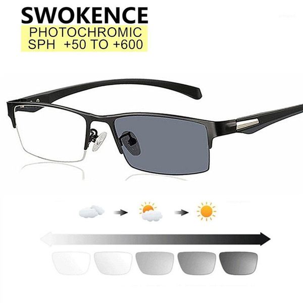 sunglasses swokence alloy frame pochromic for presbyopic men women chameleon reading glasses hyperopia spectacles r1081, White;black
sunglasses swokence alloy frame pochromic for presbyopic men women chameleon reading glasses hyperopia spectacles r1081, White;black