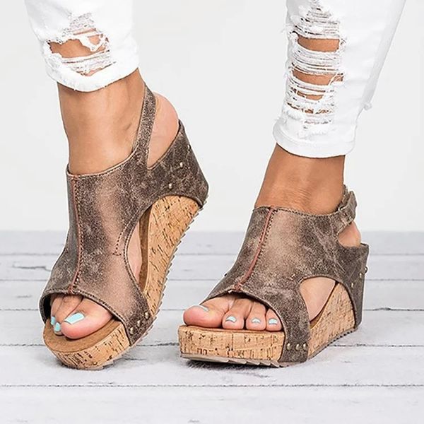 2020 women's sandals summer fish mouth buckle comfortable sandals fashion thick bottom wedge heel beach shoes #qw8g, Black
2020 women's sandals summer fish mouth buckle comfortable sandals fashion thick bottom wedge heel beach shoes #qw8g, Black