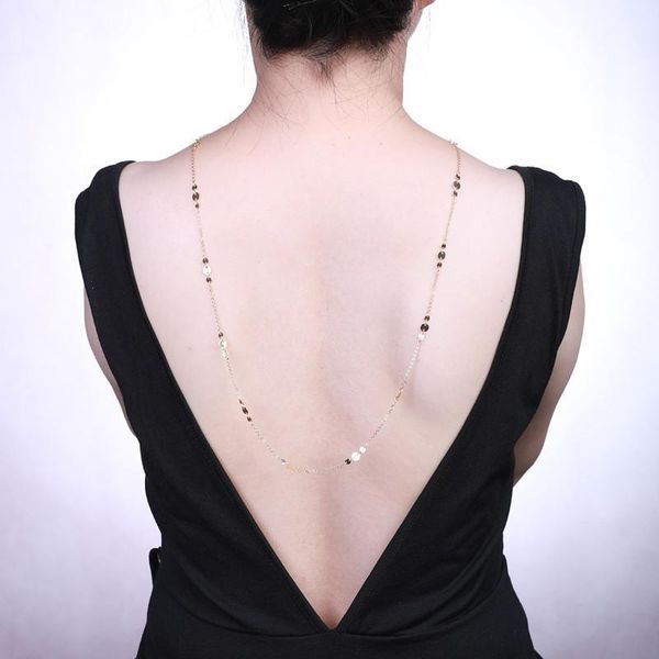 simple style double hole round connection piece necklace female fashion jewelry ladies party back chain necklaces gold color1, Silver
simple style double hole round connection piece necklace female fashion jewelry ladies party back chain necklaces gold color1, Silver