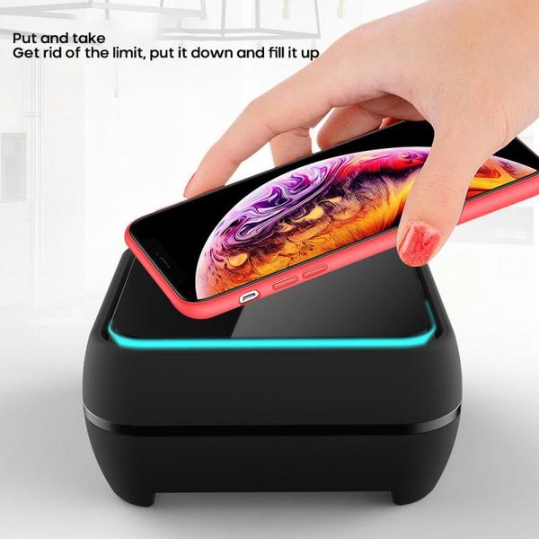 bluetooth 5.0 speaker with wireless charging mobile phone holder hifi multifunctional portable
bluetooth 5.0 speaker with wireless charging mobile phone holder hifi multifunctional portable