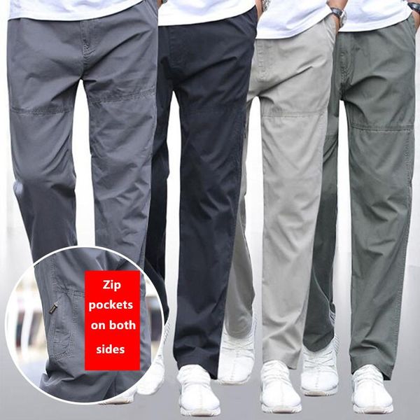 men's pants pure cotton middle-aged casual spring/autumn thin trousers high waist loose straight dad's undefined, Black
men's pants pure cotton middle-aged casual spring/autumn thin trousers high waist loose straight dad's undefined, Black
