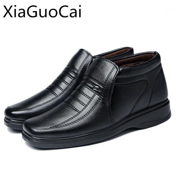 high qulaity men leather winter boots high waterproof pu leather dress shoes with fur pointed toe father shoes z454 351, Black
high qulaity men leather winter boots high waterproof pu leather dress shoes with fur pointed toe father shoes z454 351, Black