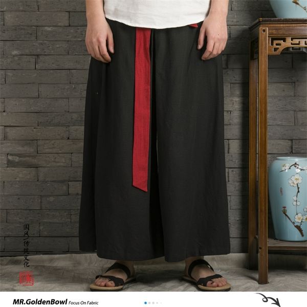 sinicism store japanese wide leg pants men streetwear casual cotton linen man sweatpants summer chinese style male joggers 201109, Black
sinicism store japanese wide leg pants men streetwear casual cotton linen man sweatpants summer chinese style male joggers 201109, Black