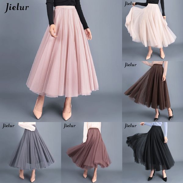 jielur skirts womens autumn 3 layers princess tulle mesh pleated skirt saia female jupe summer tutu skirts faldas mujer moda q1219, Black
jielur skirts womens autumn 3 layers princess tulle mesh pleated skirt saia female jupe summer tutu skirts faldas mujer moda q1219, Black