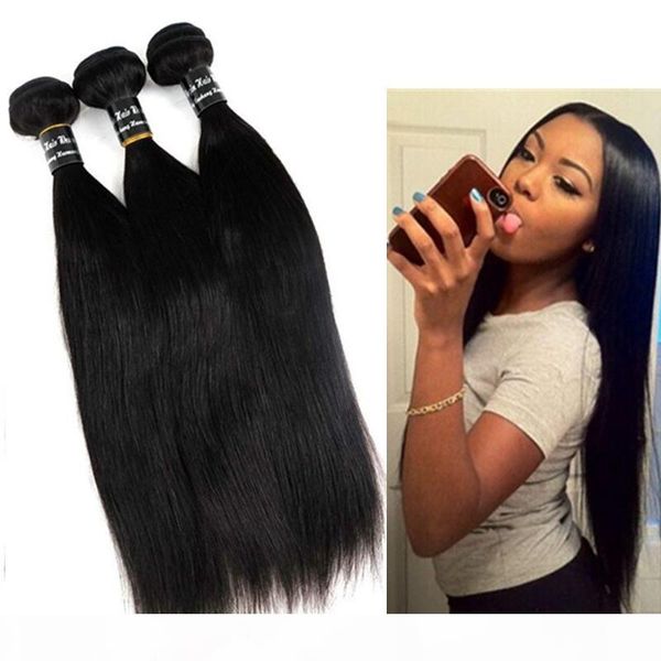 virgin brazilian hair weaves human hair wefts straight bundles 8-34inch unprocessed peruvian indian mongolian mink bulk hair extensions, Black
virgin brazilian hair weaves human hair wefts straight bundles 8-34inch unprocessed peruvian indian mongolian mink bulk hair extensions, Black