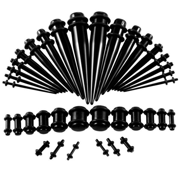 36pcs/lot acrylic ear plugs stretching taper body jewelry wholesale acrylic ear tapers ear expander tunnel stretch mark for ears q sqcqkd, Silver
36pcs/lot acrylic ear plugs stretching taper body jewelry wholesale acrylic ear tapers ear expander tunnel stretch mark for ears q sqcqkd, Silver