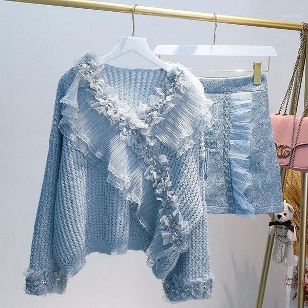 fashion autumn winter flower jumper and skirt 2pcs sets women elegant knitted pullover sweater + mini skirt sweet two piece set1, Gray
fashion autumn winter flower jumper and skirt 2pcs sets women elegant knitted pullover sweater + mini skirt sweet two piece set1, Gray