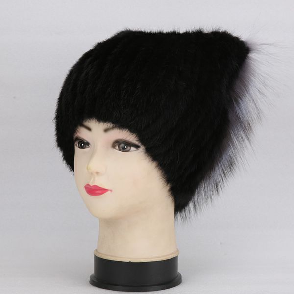 real inverno pele vison com fofo natural silver fox fur simples bonito orelhas de gato praa cap quente para mulheres, Blue;gray
real inverno pele vison com fofo natural silver fox fur simples bonito orelhas de gato praa cap quente para mulheres, Blue;gray
