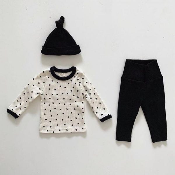 2021 new autumn boys girls clothes set dot print long sleeve and high waist pants with hat 3pcs toddler baby outfits 5zol, White
2021 new autumn boys girls clothes set dot print long sleeve and high waist pants with hat 3pcs toddler baby outfits 5zol, White