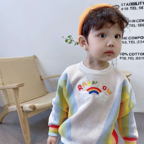 wear 2020 new lovely foreign sle rainbow kmm0091 embroidery knitted children's sweater, Blue
wear 2020 new lovely foreign sle rainbow kmm0091 embroidery knitted children's sweater, Blue