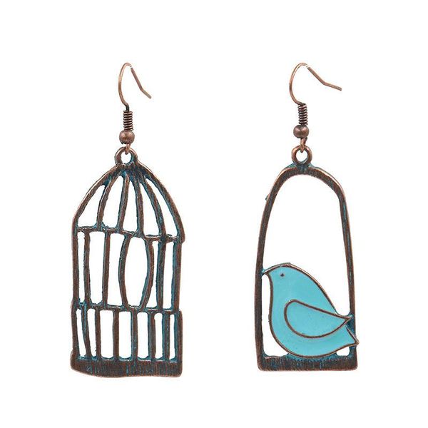 dangle & chandelier creative asymmetric bird cage drop earrings 2021 women earring vintage ethnic style antique copper dangling, Silver
dangle & chandelier creative asymmetric bird cage drop earrings 2021 women earring vintage ethnic style antique copper dangling, Silver
