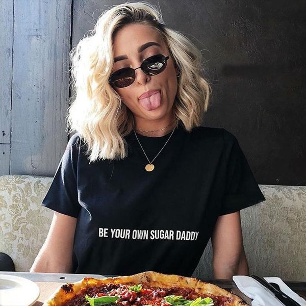 be your own sugar daddy women tshirt cotton casual funny t shirt for lady girl tee hipster tumblr ins drop ship, White
be your own sugar daddy women tshirt cotton casual funny t shirt for lady girl tee hipster tumblr ins drop ship, White