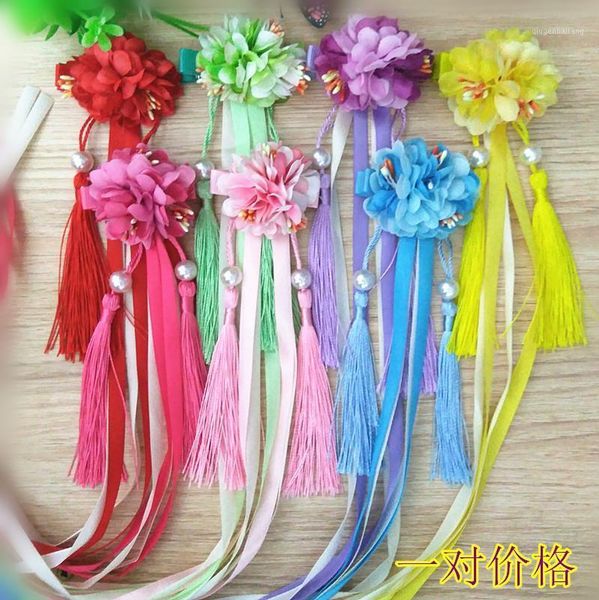 winya children's pair of chinese style hanfu style flower shape pearl embellishment hanfu long ribbon hairpin pair clip1, Slivery;white
winya children's pair of chinese style hanfu style flower shape pearl embellishment hanfu long ribbon hairpin pair clip1, Slivery;white