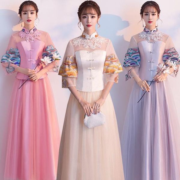 ethnic clothing bride bridesmaid chinese style cheongsam wedding qipao vintage oriental asian beauty dress long evening gowns women s-xxl, Red
ethnic clothing bride bridesmaid chinese style cheongsam wedding qipao vintage oriental asian beauty dress long evening gowns women s-xxl, Red