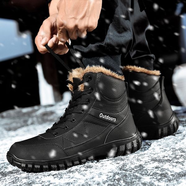 men winter boots shoes warm fashion sneakers 2022 winter outdoor men snow boots casual shoes men luxurious boots, Black
men winter boots shoes warm fashion sneakers 2022 winter outdoor men snow boots casual shoes men luxurious boots, Black