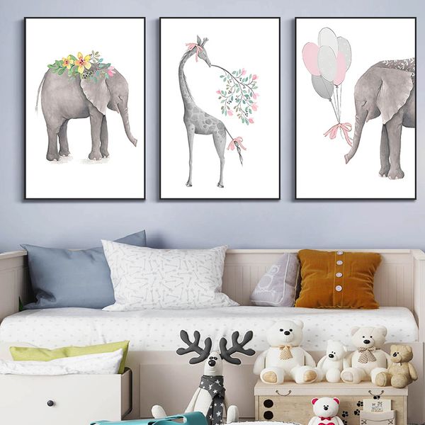 modern cartoon animal elephant panda squirrel wall art poster canvas print colorful painting contemporary children's room decoration cu
modern cartoon animal elephant panda squirrel wall art poster canvas print colorful painting contemporary children's room decoration cu