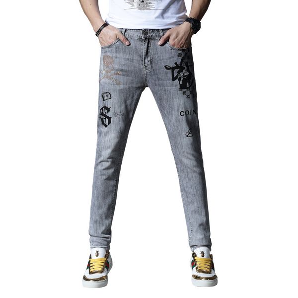 2021 new thin man's brim jeans for men's hip pants summer light gray spring nwyn, Blue
2021 new thin man's brim jeans for men's hip pants summer light gray spring nwyn, Blue