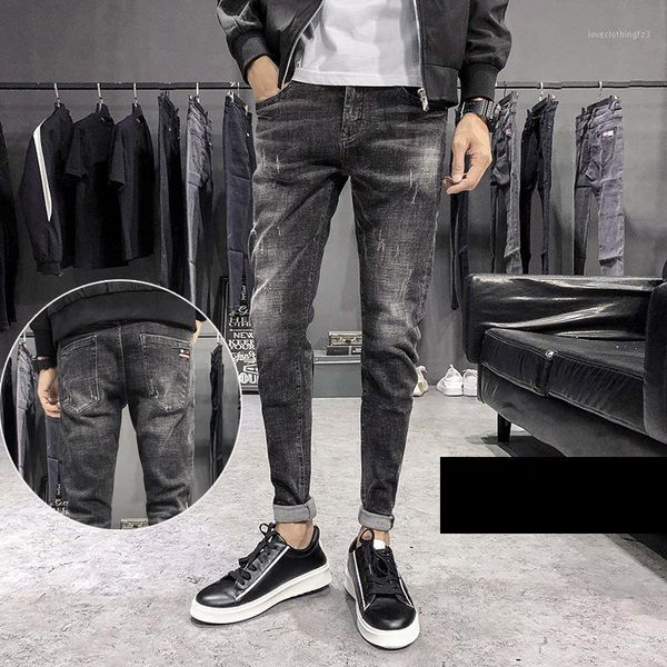 men's jeans summer thin 2021 fashion teenagers smoky gray denim men's brand korean feet pants stretch wild trend pencil trousers1, Blue
men's jeans summer thin 2021 fashion teenagers smoky gray denim men's brand korean feet pants stretch wild trend pencil trousers1, Blue