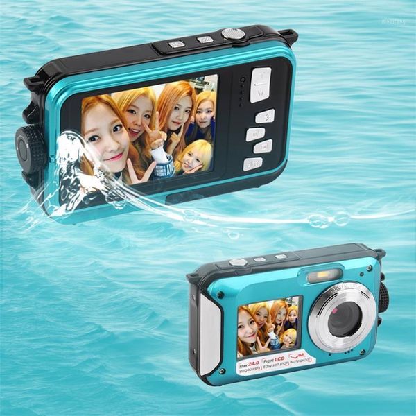 2.7inch tft digital camera waterproof 24mp max 1080p double screen 16x digital zoom camcorder new1
2.7inch tft digital camera waterproof 24mp max 1080p double screen 16x digital zoom camcorder new1
