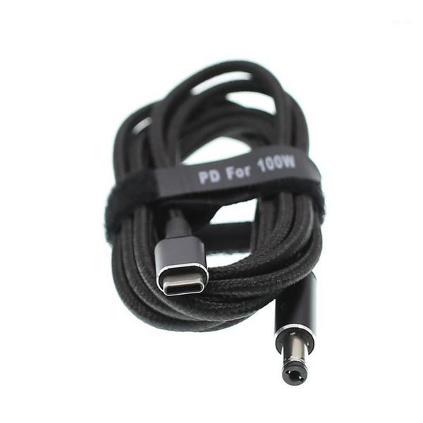 5a usb type-c to 5.5x2.1mm pd power cord 5.5*2.1 dc connector cable 180cm 100w usb c1
5a usb type-c to 5.5x2.1mm pd power cord 5.5*2.1 dc connector cable 180cm 100w usb c1