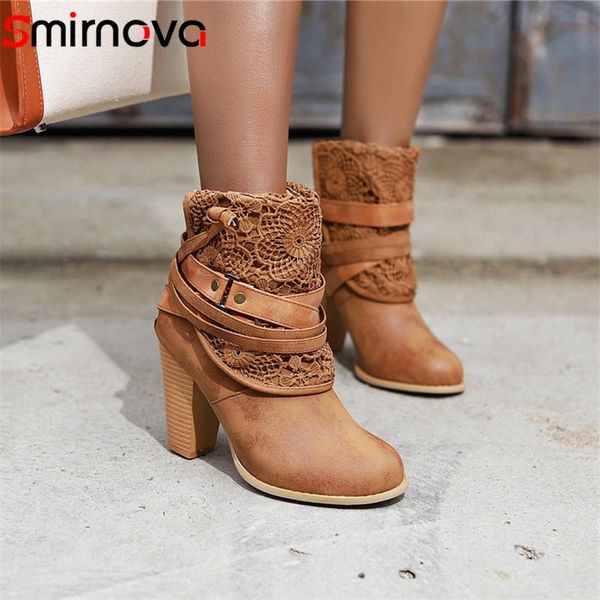 boots smirnova 2021 arrival ankle for women round toe high heels dress shoes zip buckle fashion autumn winter woman, Black
boots smirnova 2021 arrival ankle for women round toe high heels dress shoes zip buckle fashion autumn winter woman, Black