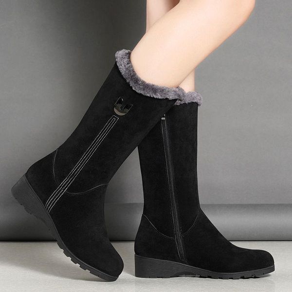 boots mid-calf snow women winter warm wedges shoes goth punk platform non-slip plush thick velvet zip long demonia 2021, Black
boots mid-calf snow women winter warm wedges shoes goth punk platform non-slip plush thick velvet zip long demonia 2021, Black