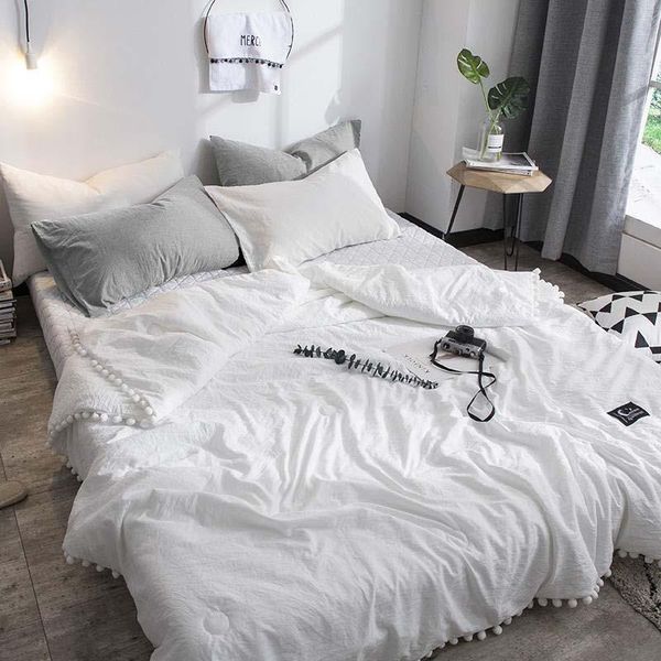 summer air-conditioned home quilts with balls baby bedding blanket plaid bedroom sofa comforter
summer air-conditioned home quilts with balls baby bedding blanket plaid bedroom sofa comforter