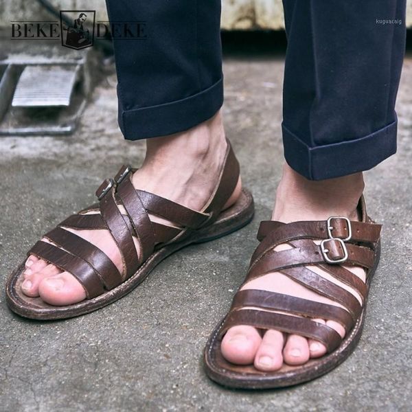 sandals handmade vintage weave summer men sandal buckle strap gladiator cowhide genuine leather shoes outside flat mens roman sandals1, Black
sandals handmade vintage weave summer men sandal buckle strap gladiator cowhide genuine leather shoes outside flat mens roman sandals1, Black
