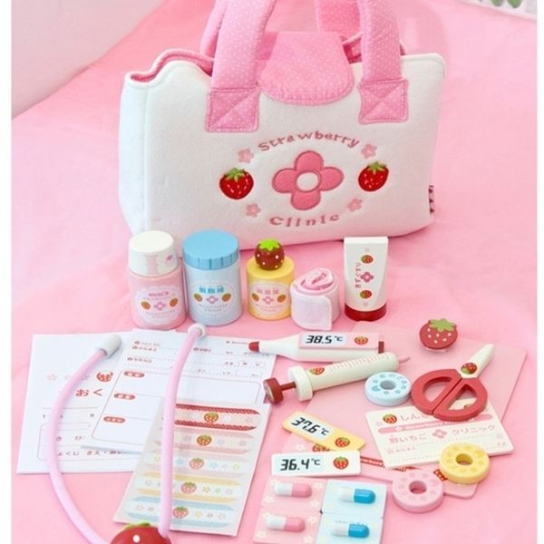 baby japan strawberry wooden medicine cabinet children simulation doctors pretend play educational toys gift y200428
baby japan strawberry wooden medicine cabinet children simulation doctors pretend play educational toys gift y200428