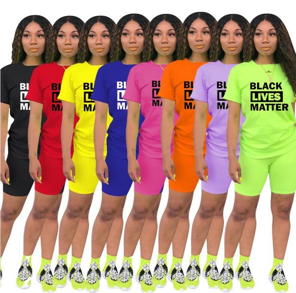 8styles women shorts tracksuit black lives matter letter printed two piece set t-shirt + shorts outfits summer sports suit tees gga3503, White
8styles women shorts tracksuit black lives matter letter printed two piece set t-shirt + shorts outfits summer sports suit tees gga3503, White