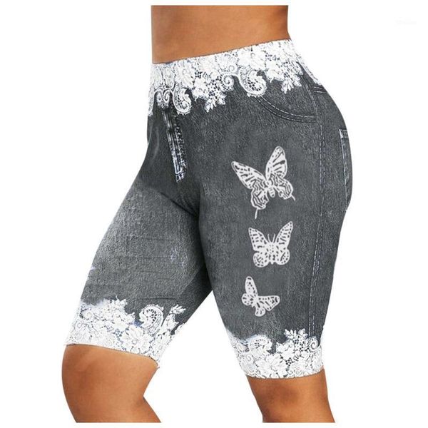 women's shorts high waist 3d print faux denim push up leggings fitness women jeans plus size femme sport running leggins1, White;black
women's shorts high waist 3d print faux denim push up leggings fitness women jeans plus size femme sport running leggins1, White;black