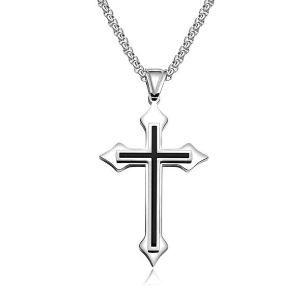 chains stainless steel design for women lover's black and silver color chain cross necklace small religious jewelry
chains stainless steel design for women lover's black and silver color chain cross necklace small religious jewelry