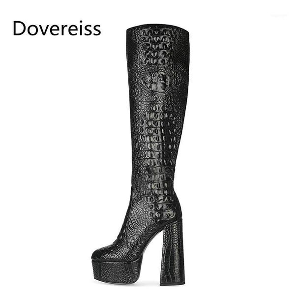 boots dovereiss fashion women's shoes winter pointed toe block heels waterproof ladies knee high concise mature 451, Black
boots dovereiss fashion women's shoes winter pointed toe block heels waterproof ladies knee high concise mature 451, Black
