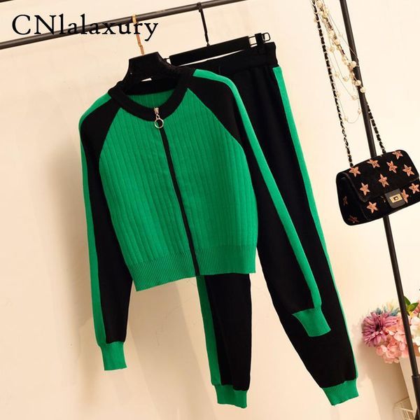 new autumn tracksuit women pants suit casual korean knitted cardigan jacket + loose harem pants two-piece set female1, Gray
new autumn tracksuit women pants suit casual korean knitted cardigan jacket + loose harem pants two-piece set female1, Gray