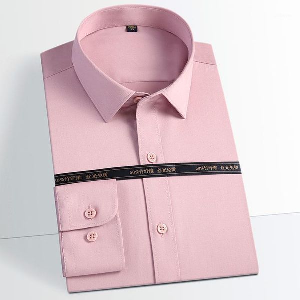 men's comfortable - soft & smooth bamboo-fiber shirts pocket-less design business long sleeve standard-fit non-iron dress shirt1, White;black
men's comfortable - soft & smooth bamboo-fiber shirts pocket-less design business long sleeve standard-fit non-iron dress shirt1, White;black